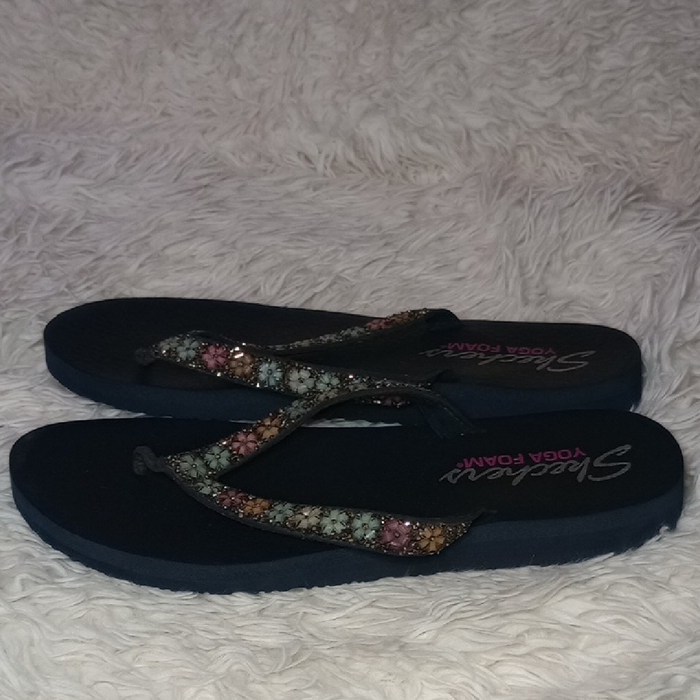 Skechers Women's Multicolor Beaded Sandals